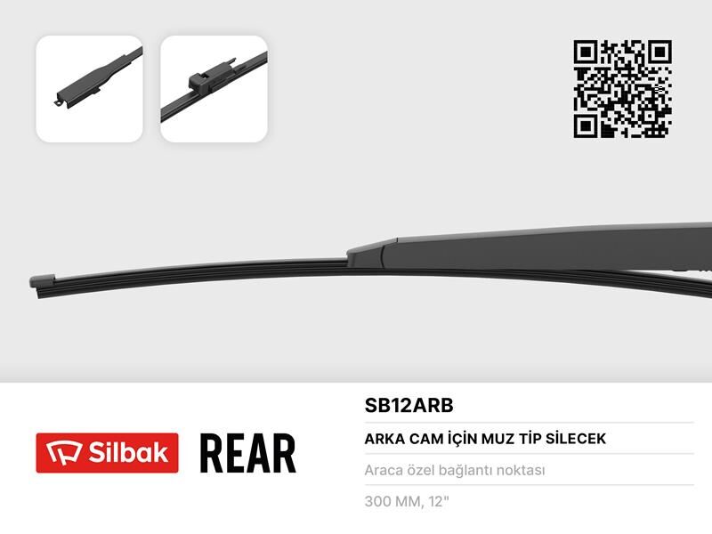 SİLECEK SÜPÜRGESİ ARKA MUZ TİPİ 300MM MERCEDES-BENZ GLA-CLASS 11/13>