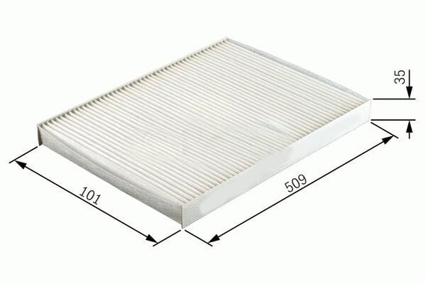 POLEN FİLTRESİ MONDEO III 11/00 >07 JAGUAR XTYPE 01-09 KARBONSUZ 1987431073 CU5141