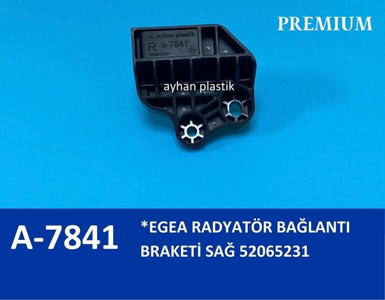 RADYATÖR BAĞLANTI BRAKETİ SAĞ EGEA 21.5 X 19 CM POŞET 2 Adet