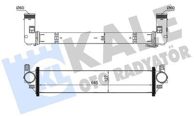 TURBO RADYATÖRÜ CHERY TIGGO PRO 7-TIGGO 8-OMODA 5 20<24 BRAZING 645X127X64