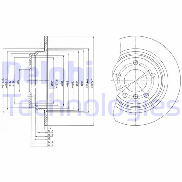 FREN DISKI ARKA BMW E39