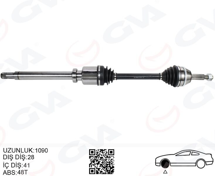 ÖN AKS KOMPLE SAĞ FORD TRANSIT V347 2.2TDCI 115PS -140PS 07>11