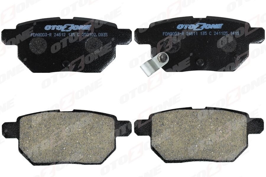ARKA FREN BALATA TOYOTA AURIS. COROLLA 1.6L 1ZR-FE ZRE151 07-11 / 1.33L 1NR-FE NRE150 6 vites 10->