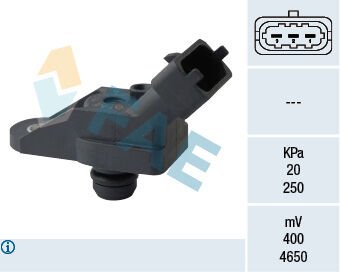BASINÇ MAP SENSÖRÜ ASTRA G-ZAFIRA A 99-05 -ASTRA H 2.0 04> VECTRA B 96-03 2.0 DI-DTI 1.7 TD