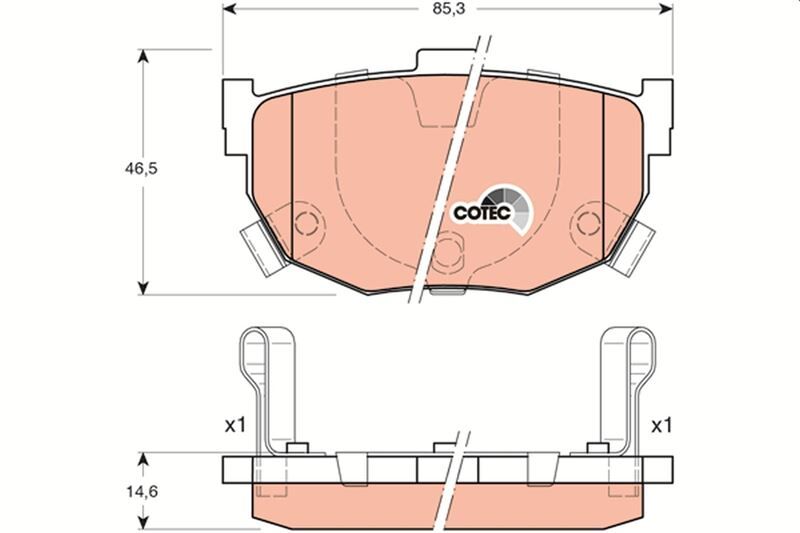 ARKA BALATA ELANTRA 2.0-1.8-1.6 2.0 CRDİ 96 >01 > 7.06 COUPE 1.6I 16V 97-02 -2.0 02 >8.09