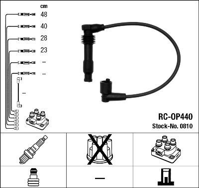 BUJİ KABLO TAKIMI ASTRA G-VECTRA B-ASTRA F-VECTRA A 1.8-2.0 16V ECOTECH-ENJEKSİYONLU