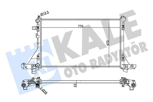 RADYATÖR MASTER III-MOVANO B-NV400 2.3CDTI 10->