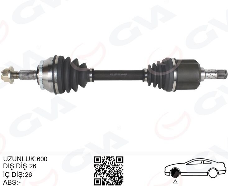 KOMPLE AKS SOL V40 I 2.0 T 00>03 S40 I 2.0 T 97>03 OTOMATİK ŞANZIMAN