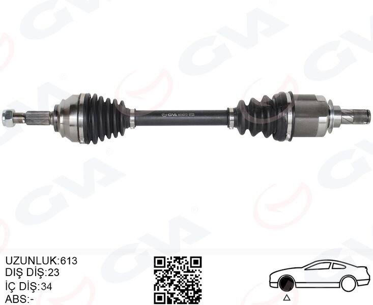 ÖN AKS SOL RENAULT CLIO IV 1.5 DCI A-T 12-