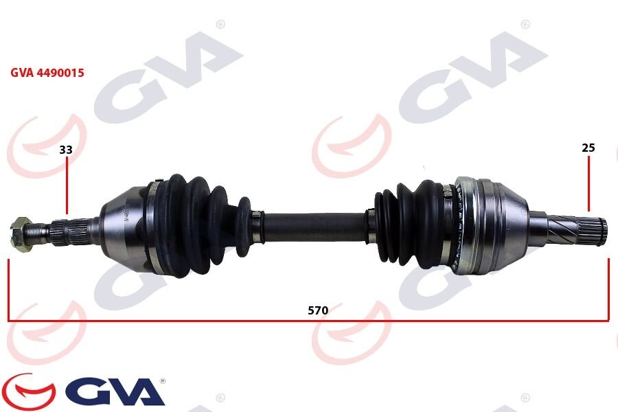KOMPLE AKS SOL ASTRA H 1.3 CDTI 04 > 570mm