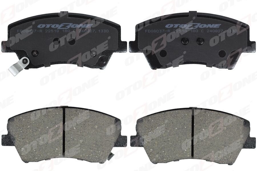 ÖN FREN BALATA HYUNDAI IONIQ 1.6L G4LE GDI Hybrid 17-> / ELANTRA 1.6L D4FB G4FG 16-> / KIA NIRO 1.6L G4LE GDI Plug-in Hybrid 17-22 / E-NIRO EM16 19-22 - Aşınma ikaz soketli