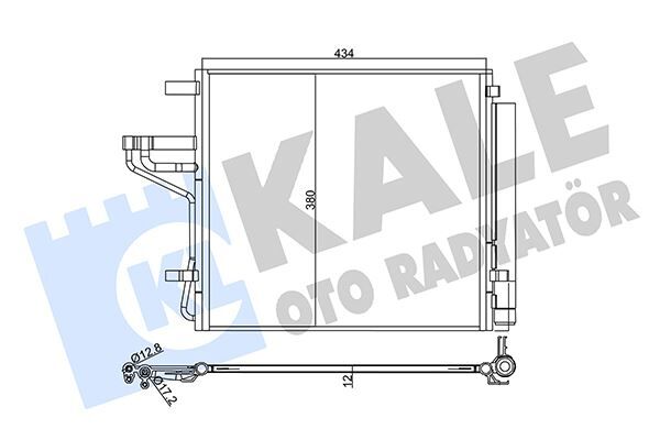 KONDENSER KIA PICANTO 1.0 1.2 MPI 17- AL/AL