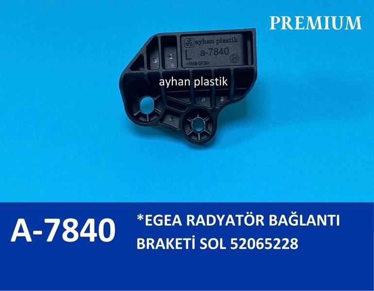 RADYATÖR BAĞLANTI BRAKETİ SOL EGEA 21.5 X 19 CM POŞET 2 Adet