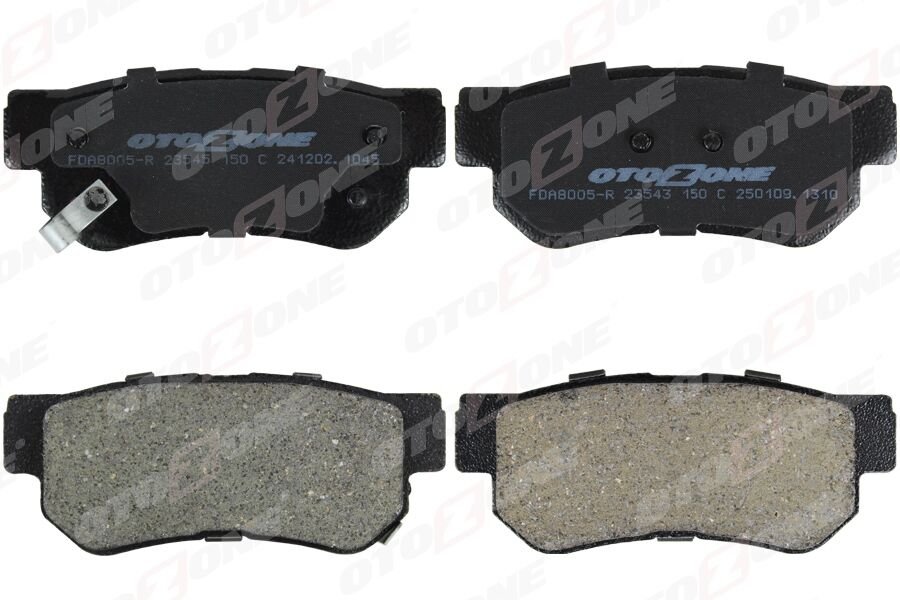 ARKA FREN BALATA HYUNDAI SONATA 2.0L CRDİ VVTİ GLS 98-> / TUCSON SANTAFE 2.0L CRDi 04-10 / SSANGYONG KYRON 2.0L Xdi 05-> / KIA SPORTAGE 2.0L CRDİ 04-> - Aşınma ikaz soketli