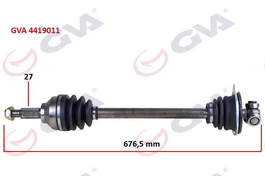 KOMPLE AKS SOL TRAFIC II-OPEL VIVARO 1.9 DCI 01 > 676mm