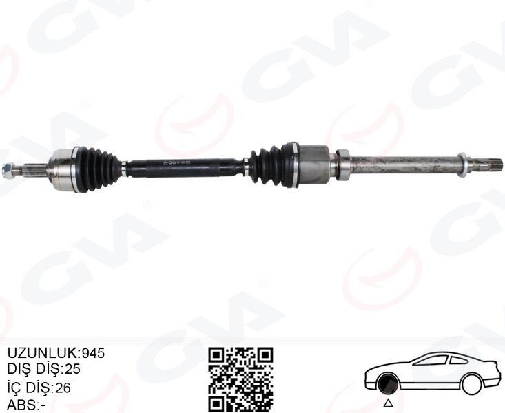 ÖN AKS SAĞ RENAULT MEGANE IV 1.3 Tce - 1.5 DCI EURO 6 M-T SNZ-TL4 16-