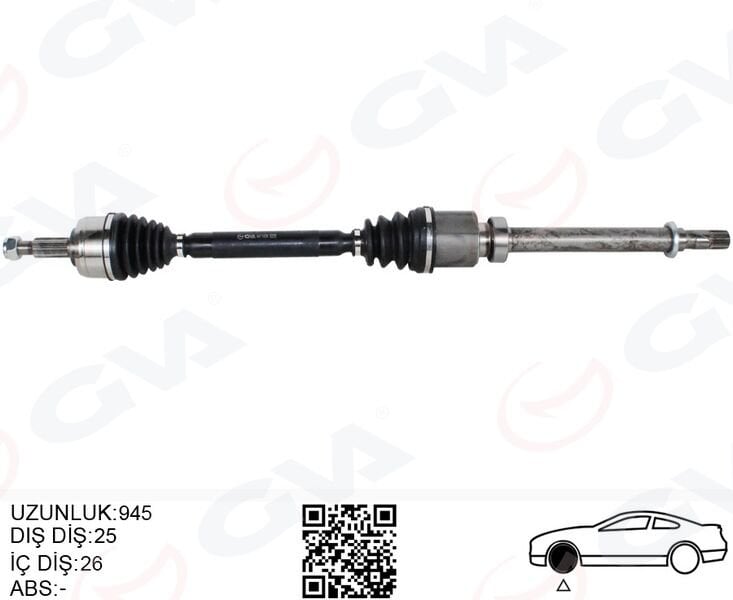 ÖN AKS SAĞ RENAULT MEGANE IV 1.3 Tce - 1.5 DCI EURO 6 M-T SNZ-TL4 16-