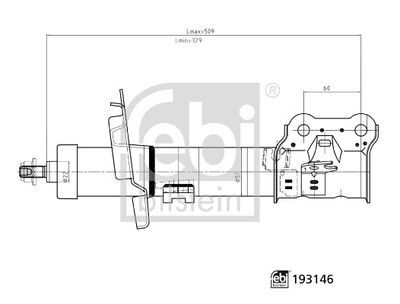 AMORTİSÖR ÖN SOL FORD COURIER-FIESTA-BMAX 13> GAZLI