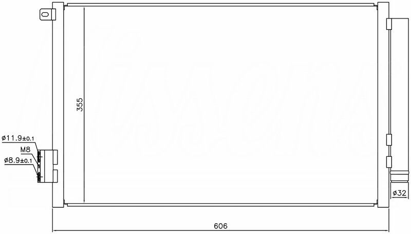 KLİMA RADYATÖRÜ KONDANSER FIAT 500L 12> EGEA 16> 1.4