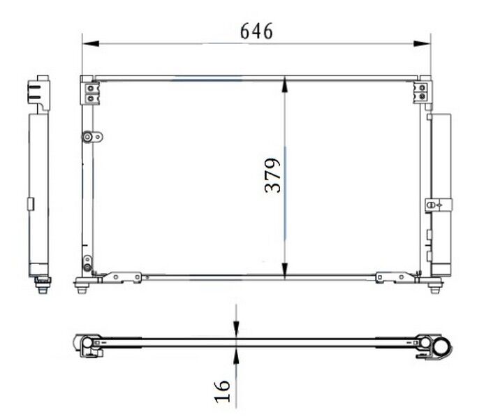 KLIMA RADYATORU KONDENSER BRAZING CIVIC 15-> AT/MT SANZUMAN