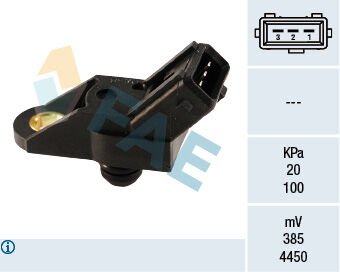 BASINÇ MAP SENSÖRÜ P106-P206-P306-P406-P605-PARTNER-BERLINGO-SAXO-XSARA-ZX-XANTIA 1.1-1.4-1.6-2.0 TU 1-TU3-TU5-XU10