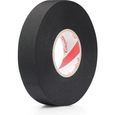 COROPLAST 8551 TÜYLÜ BEZ BANT SİYAH ALEV GECİKTİRİCİ ÖZELLİĞİNDE 19MMx15M 10 luk 10 Adet