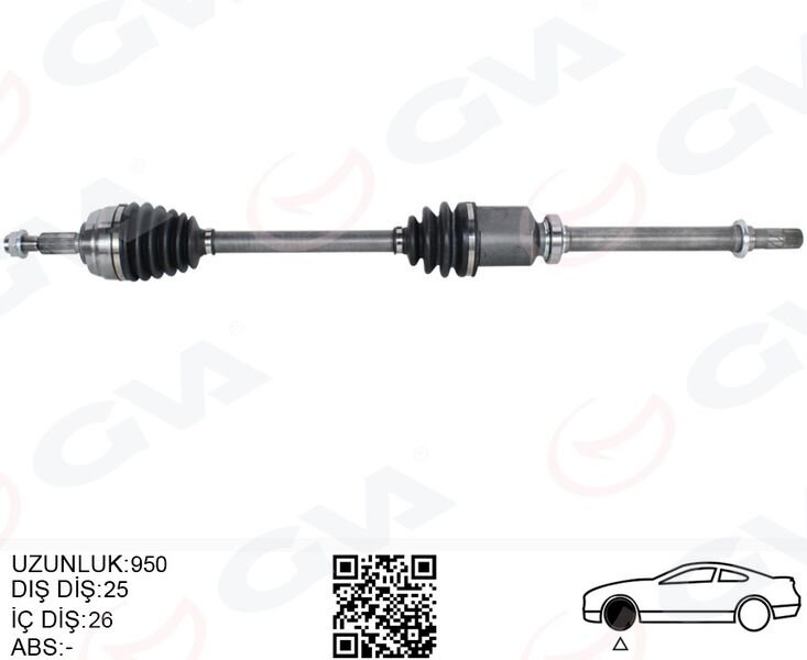 KOMPLE AKS SAĞ DUSTER 10- 1.5 DCI 1.6 16V 5 İLERİ 6 İLERİ