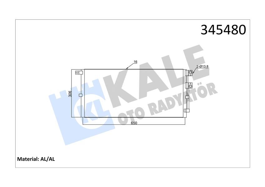 KLIMA RADYATORU JAGUAR X-TYPE I X400 03>09