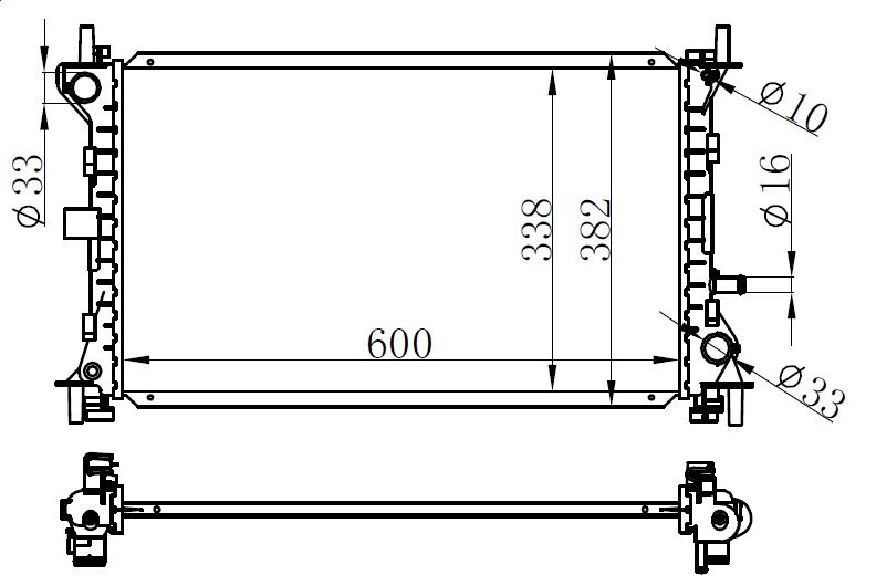 MOTOR SU RADYATORU FOCUS I 1.6 16V / 2.0 16V 98>04 OTOMATIK SANZM. 600 348 26