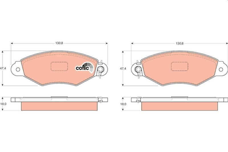 ÖN FREN BALATASI RENAULT KANGOO 97> CLIO SYMBOL I 98> CITRO N XSARA 97>02 PEUGEOT 306 96>01