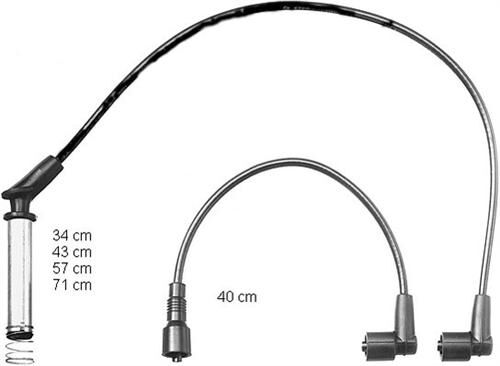 BUJİ KABLOSU TAKIMI OPEL CORSA B-COMBO B 93>00 1.2-1.4İ C12NZ-12NZ-C14NZ