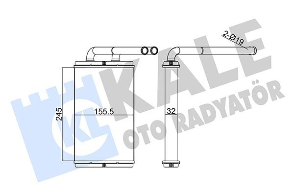 KALORİFER RADYATÖRÜ CHEVROLET CAPTIVA 2.0L C100 06-> / OPEL ANTARA A 2.0L 06->