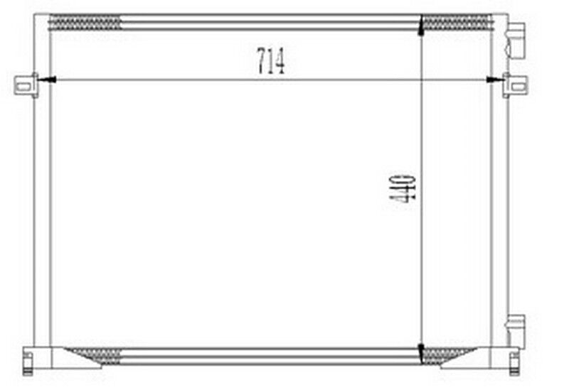 KLİMA RADYATÖRÜ KONDANSATÖRÜ RADYATÖRÜ RENAULT TRAFIC II 01>14 OPEL VİVARO 01>14 1.9dCi