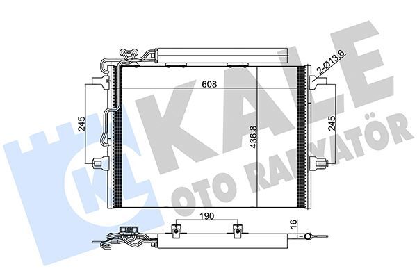 KLIMA RADYATORU MERCEDES W211 S211 C219 KURUTUCULU