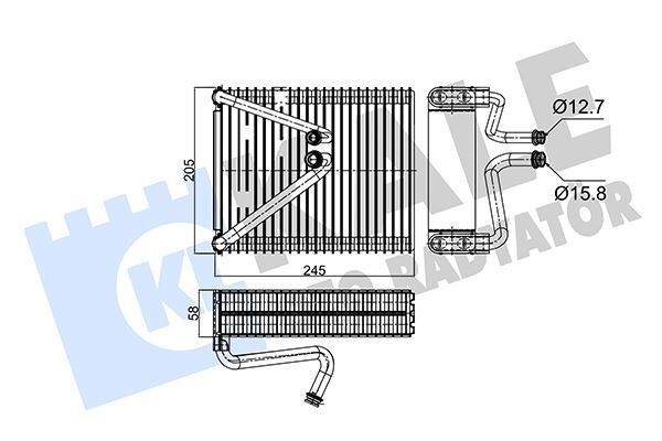 EVAPORATOR DOBLO 1.2-PUNTO
