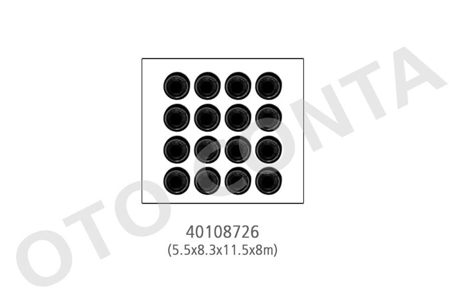 SUBAP LASTİĞİ RENAULT CLIO III 05> CLIO IV 12> TWINGO II 07> 1.2 16V D4F 8 Lİ