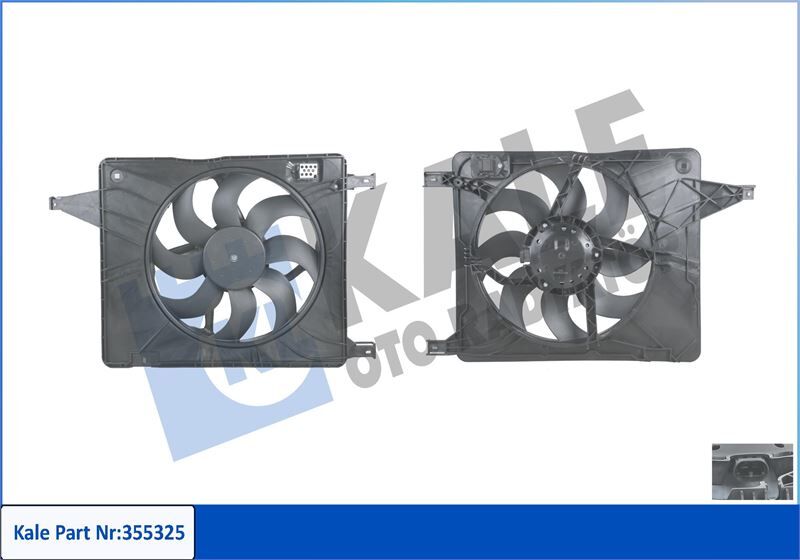RADYATOR FANI KOMPLE NISSAN QASHQAI J10-JJ10 07>13 1.5dCi 2.0