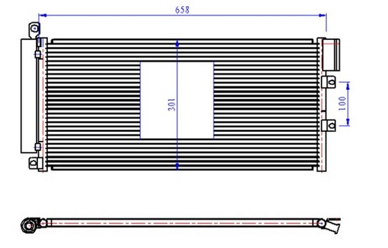 KLİMA KONDENSERİ LINEA 1.3 JTD 660x305x12