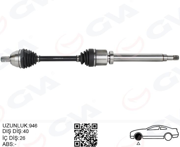 ÖN AKS KOMPLE SAĞ FORD MONDEO IV 2.0 TDCI-1.6 TDCI 07>14- GALAXY 2.0 TDCI 07>14 S-MAX 2.0 VOLVO S60 II D3-D4-D5 12>15 S80 II 2.5 T -2.0 TDCI -2.4 D- D5 V60 D3 -D4-D5-2.4 D5 V70 III D3