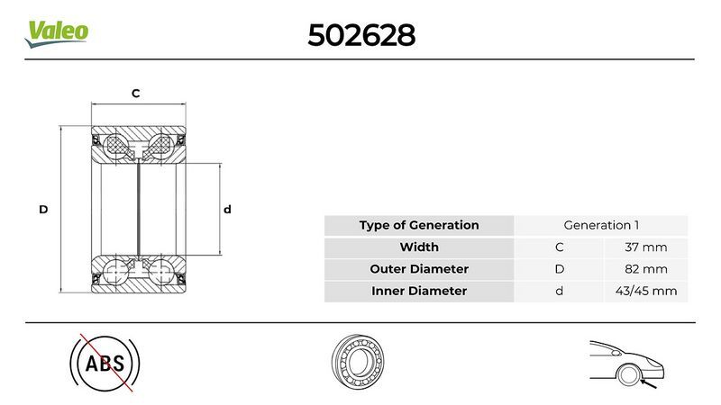 ON TEKERLEK RULMANI SET VW Passat 1.9 2000-10-2005-05>