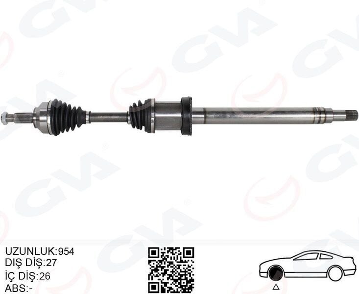 KOMPLE AKS ÖN SAĞ JAGUAR X-TYPE I X400 2.2 D 954MM