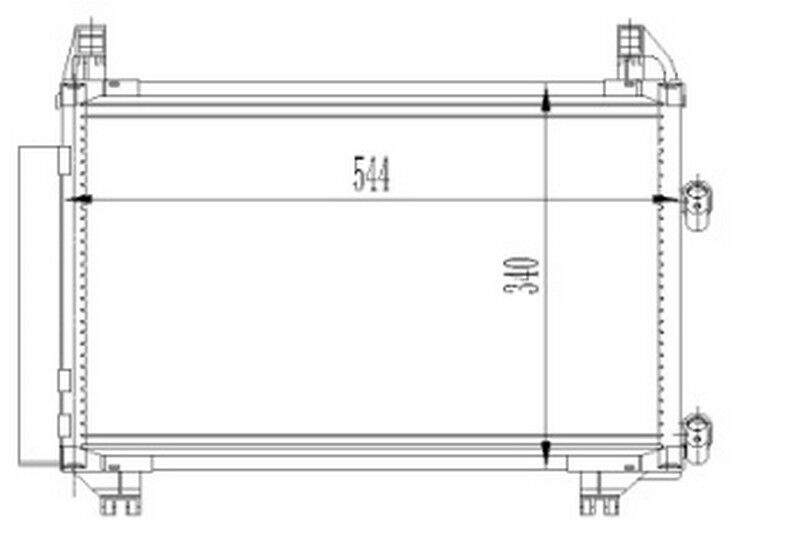 KLİMA KONDENSERİ YARİS 1.0İ 16V-1.3İ 16V 05 > OTO.-MEK.
