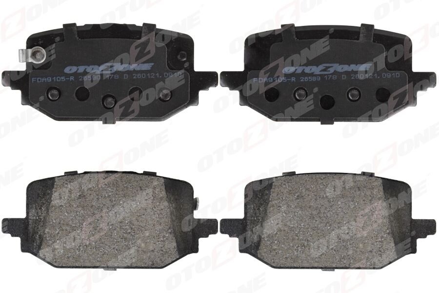 ARKA FREN BALATASI RENAULT AUSTRAL 23> 1.3TCe 1.2E-TECH MEGANE E TECH 23> QASHQAI 22> 1.3 e-Power X-TRAIL IV 22> T33 1.5 VC-T e-Power indikatörlü