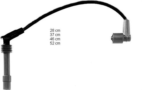 BUJİ KABLOSU TAKIMI OPEL CORSA B-COMBO B-ASTRA F 93>00 1.2-1.4İ C12NZ-X12SZ-14NZ-X14SZ