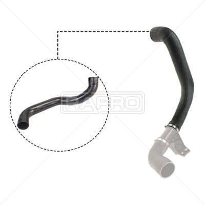TURBOSARJ HORTUMU SOL MERCEDES SPRINTER OM611 B901>B905 BUYUK
