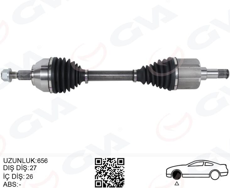 ON AKS KOMPLE SOL KUGA I 08>13 2.0 TDCI