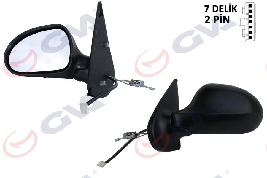DIŞ DİKİZ AYNASI SOL ALBEA 06> MEKANİK KONVEKS