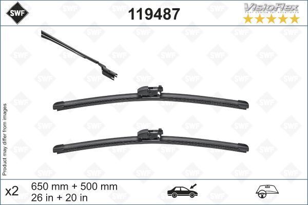SILECEK SUPURGESI TAKIMI 650mm / 500mm BMW G08 G01 F97 G02 F98 SWF