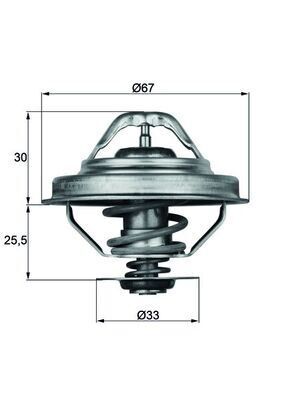 TERMOSTAT 92 C BMW M40 M42 M50 M52 E36 E34 E39 E38