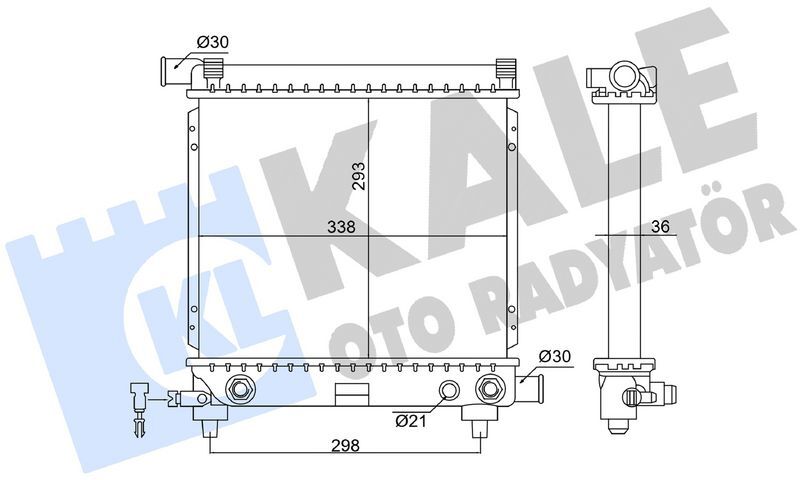 MOTOR SU RADYATORU MERCEDES M111 W124 S124 KLIMASIZ